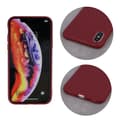 Miniatyrbilde 4 av 5: Mocco Ultra Slim Soft Matte 0.3 mm Silicone Case for Apple iPhone 11 Pro Max Dark Red