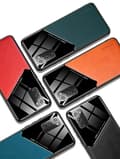 Miniatyrbillede 4 af 4: Mocco Lens Leather Back Case for Apple Iphone 12 / 12 Pro Blue
