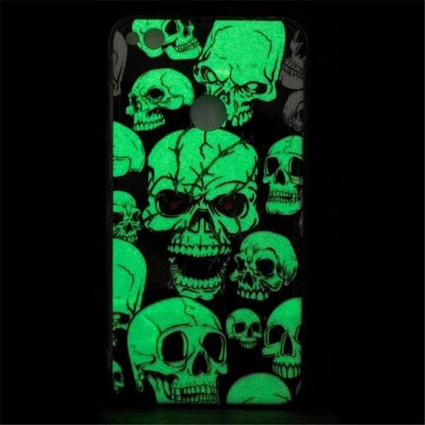 Mocco Fashion Case Glow in The Dark Skull For Apple iPhone X