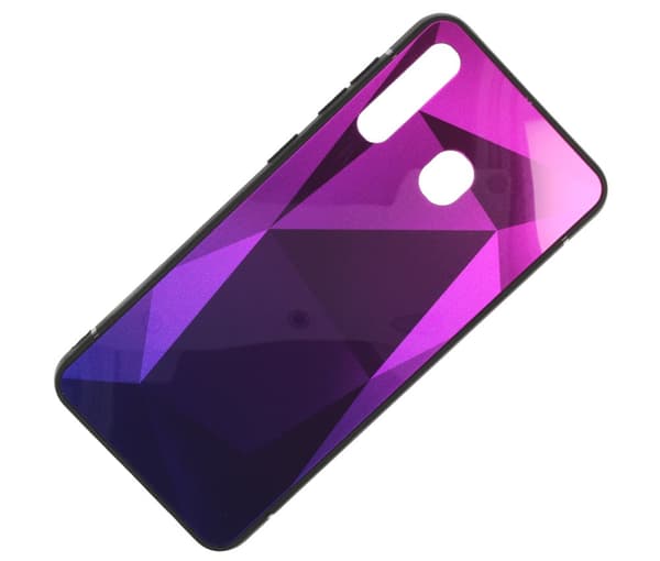 Mocco Stone Ombre Back Case Silicone Case With gradient Color For Apple iPhone 11 Pro Max Purple - Blue