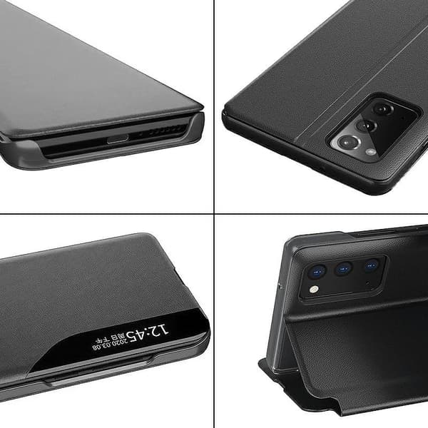 Mocco Smart Flip Cover Case For Samsung Galaxy A42 5G / Black
