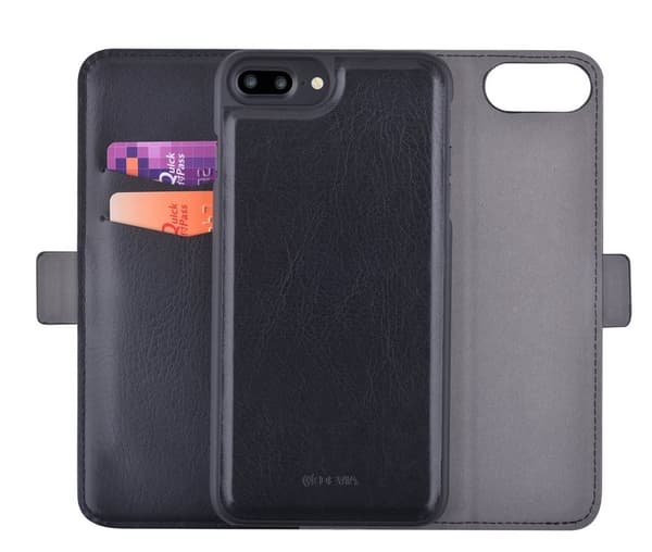 Devia Magic 2 in 1 High Quality Leather Book Case For Apple iPhone X / XS Black