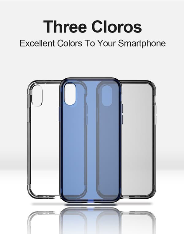 Dux Ducis Light Case Premium High Quality and Protect Silicone Case For Apple iPhone 7 / 8 Transparent - Blue