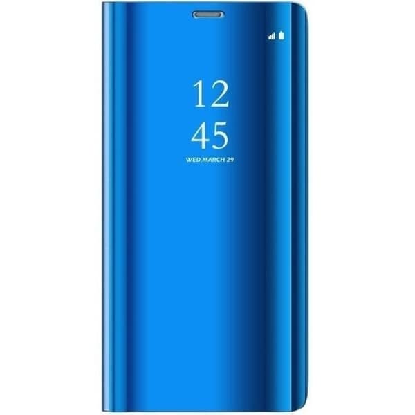 Mocco Clear View Cover Case For Samsung Galaxy A42 5G Blue