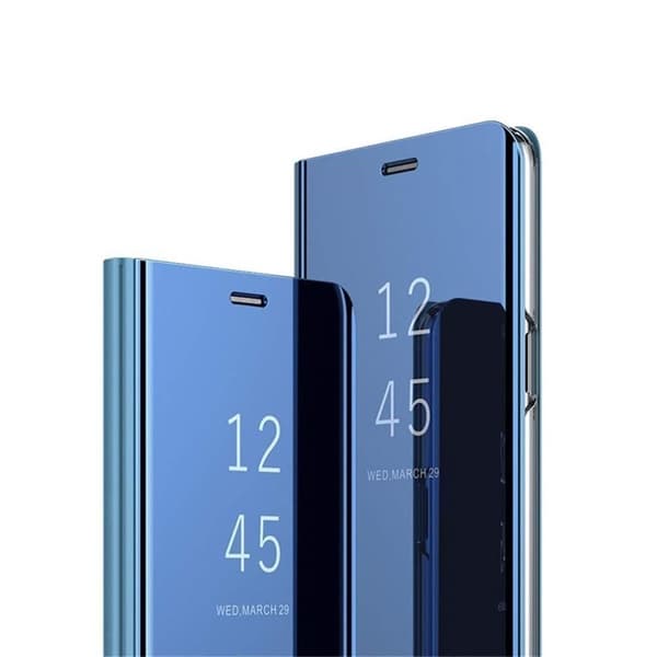 Mocco Clear View Cover Case For Samsung Galaxy A42 5G Blue
