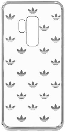 Adidas Clear Case Silicone Case for Samsung G965 Galaxy S9 Plus Silver