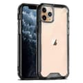 Miniatyrbillede 1 af 3: Mocco Acrylic Air Case Silicone Case for Apple iPhone 12 Pro Max Transparent-Black