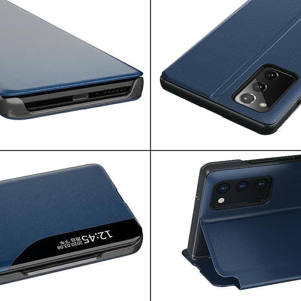 Mocco Smart Flip Cover Case For Apple iPhone 12 Pro Max Blue