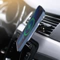 Miniatyrbild 3 av 4: Stöd Bil - Swissten - MagSafe - Snabbladdning 15W - Luftventil - 360° Rotation