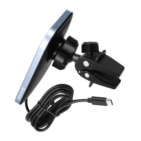 Stöd Bil - Swissten - MagSafe - Snabbladdning 15W - Luftventil - 360° Rotation
