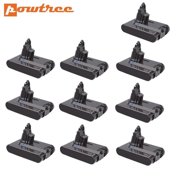 Dysonin vara-akku, 216V, 6000mAh, 2 Akun suodatin