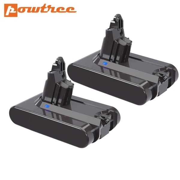 Dysonin vara-akku, 216V, 6000mAh, 2 Akun suodatin