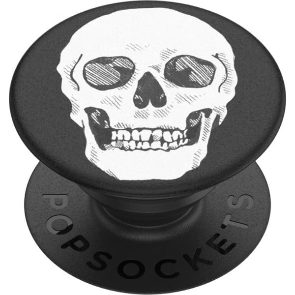 PopSockets PopGrip -pidike, Shaky Bones White
