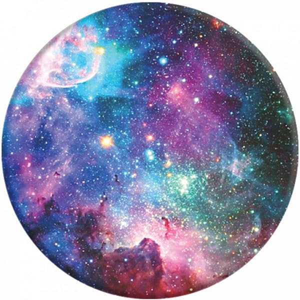 PopSockets PopGripholder, Blå Nebula Flerfarvet
