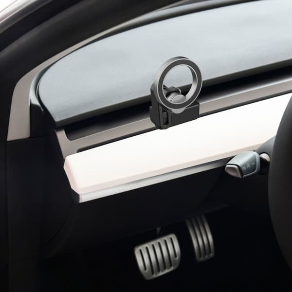 INF Biltelefonholder MagSafe Mobiltelefonholder til Tesla Model 3 Model Y Sort