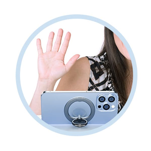 INF Magnetisk Bling Telefon Finger Ring Holder for iPhone 15/14/13/12