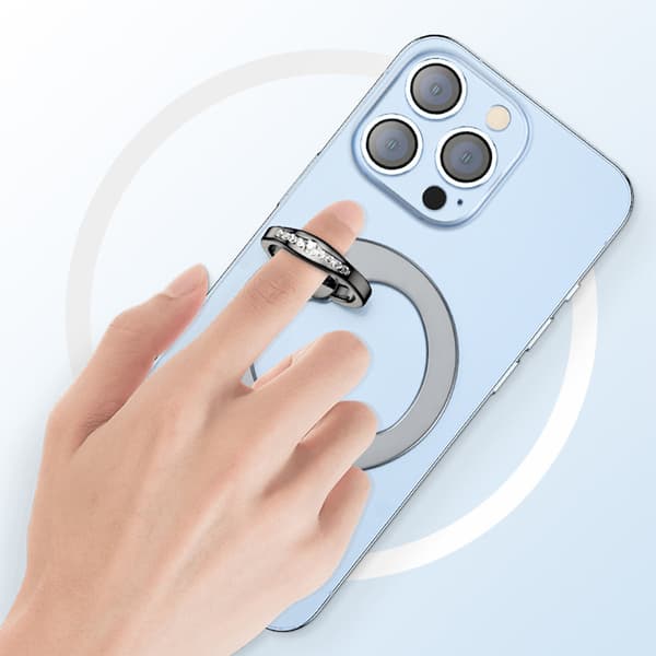 INF Magnetisk Bling Telefon Finger Ring Holder for iPhone 15/14/13/12