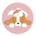 Miniatyrbild 2 av 4: Ring och universal stöd - POPSOCKETS - Pupper Napper - Utdragbar - Video stöd - Vit/Rosa