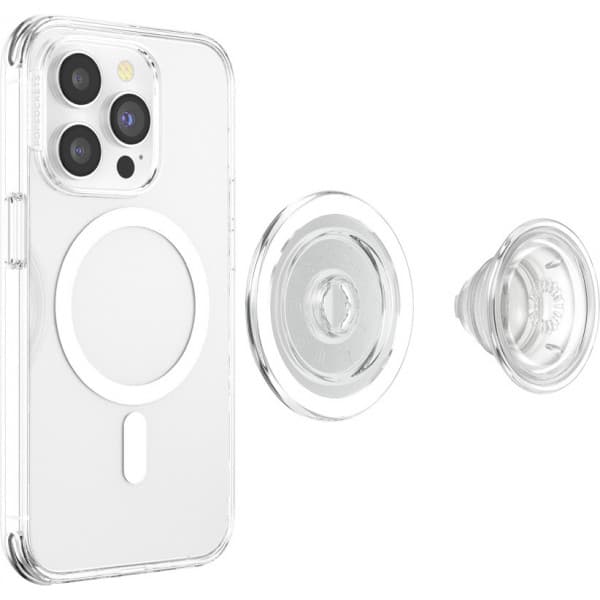 PopSockets PopGrip for MagSafe -pidike, kirkas