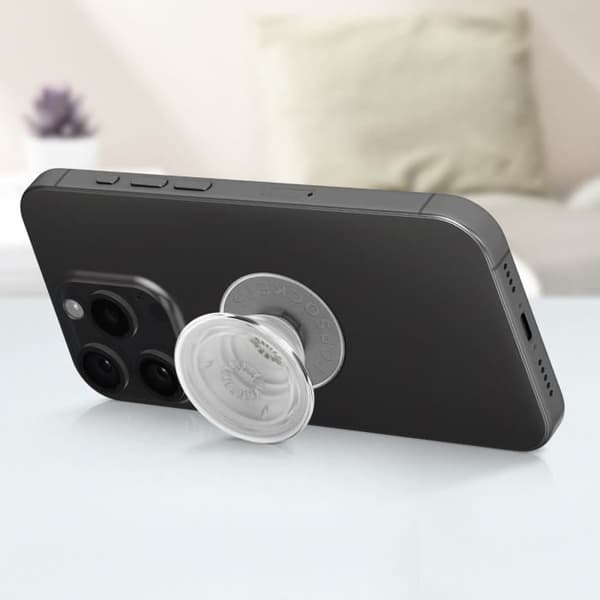 PopGrip för Smartphone, Ring och Universal Support Popsockets Transparent