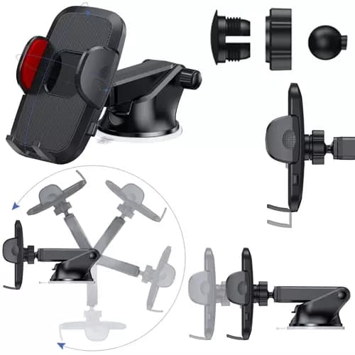 Mobilholder / Bilholder / Holder til Bil - Sugkop