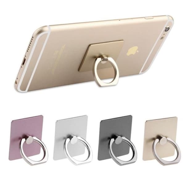 Hicollie® 1st Silver Universal Roterbar Finger Ring Stativ Hållare Pr Telefon Smartphone Tablet NF