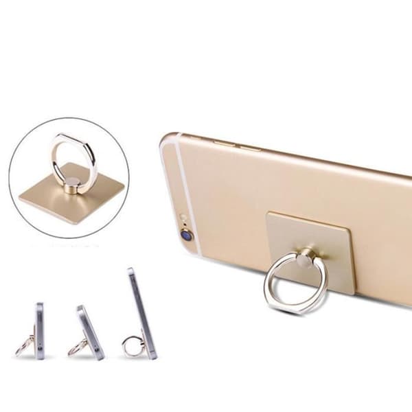 Hicollie® 1st Silver Universal Roterbar Finger Ring Stativ Hållare Pr Telefon Smartphone Tablet NF