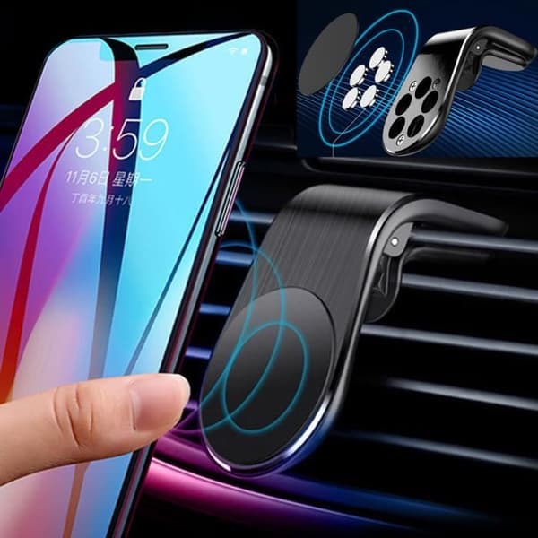 Universal Telefonhållare Clip Magnetisk Bil Luftventil Hållare För Mobiltelefon GPS FC7778