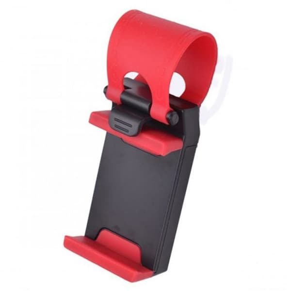 Universal Car Rat Wheel Clip Mount Hållare för Smart Phone GPS