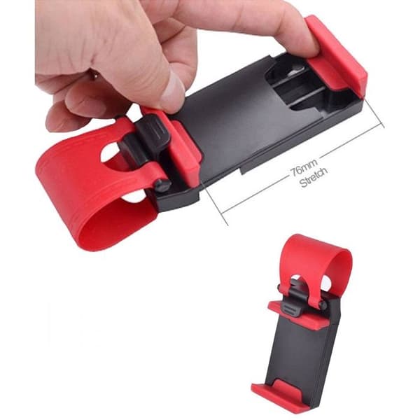 Universal Car Rat Wheel Clip Mount Hållare för Smart Phone GPS