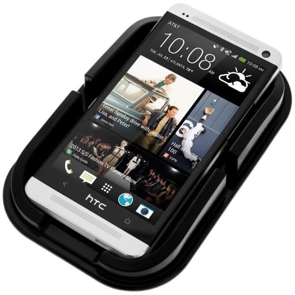 Support Auto - Avizar - Tapis Antidérapant - Smartphone - Silikon - Svart