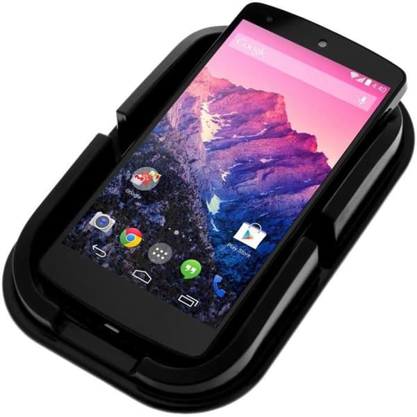 Support Auto - Avizar - Tapis Antidérapant - Smartphone - Silikon - Svart