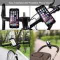 Miniatyrbild 4 av 4: CYKELTELEFONHÅLLARE Motorcykel Cykel Silikon Justerbar för iPhone X-8-7-6-Plus, Samsung, Huawei och 4,5-6,0 tums smartphone