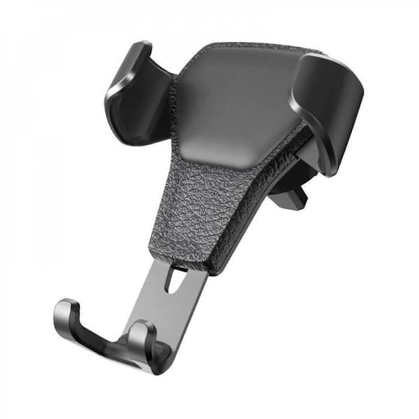 Telefonhållare Svart Universal Bilfäste Bil Air Vent Mount Stand Mobiltelefon Hållare Gravity Smartphone
