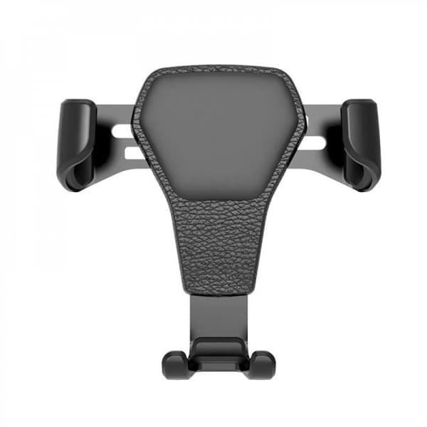 Telefonhållare svart Gravity Bilhållare iPhone XS Max Xiaomi Huawei ventilationsfäste Stativ bilhållare Universal