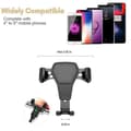 Miniatyrbild 3 av 4: TEMPSA Vehicle Gravity Mount Universal Gravity Bilfäste för iPhone Samsung
