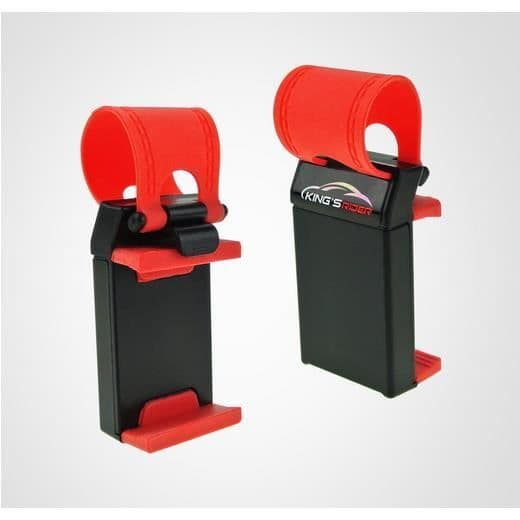Universal Mobiltelefonhållare Infällbar Clip Bilrattfäste för Smartphone IPhone 4 4S 5 5S Samsung, LG ETC