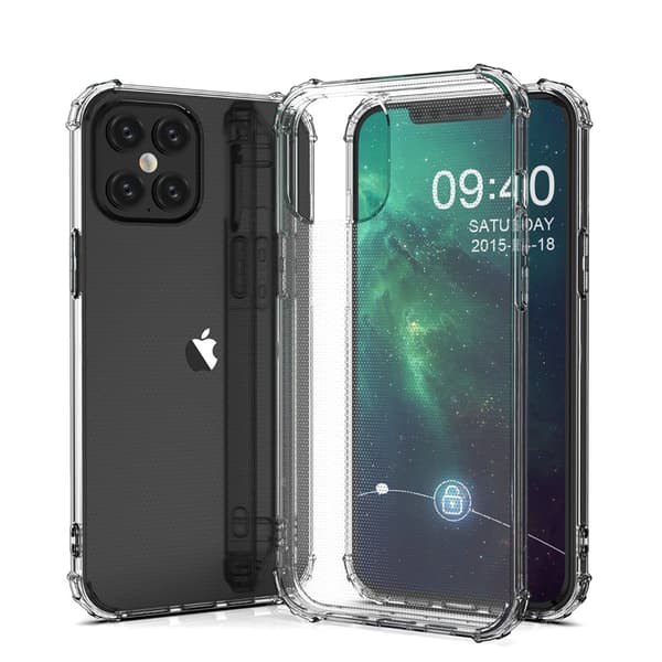 Mocco Anti Shock Case 0.5 mm Silicone Case for Apple iPhone 13 Pro Transparent