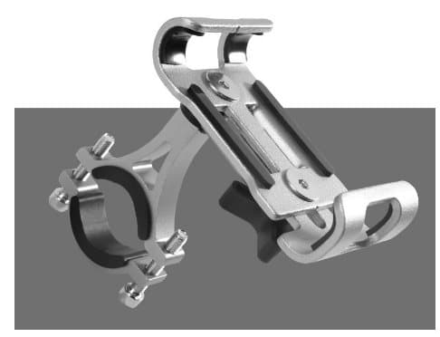 INF Sykkeltelefonholder 360° roterbar aluminiumslegering