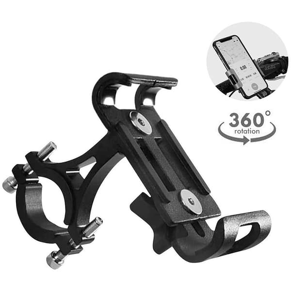 INF Mobiltelefonholder for sykler - 360° roterbar