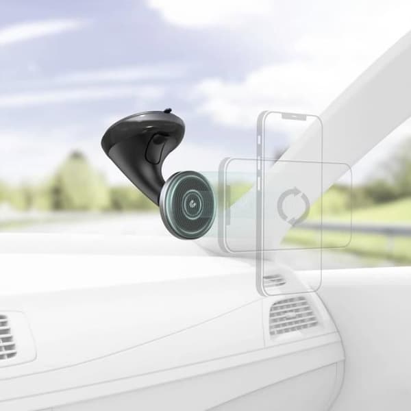 Hama MagLock Sugkopp 360° Svängbar Biltelefonhållare