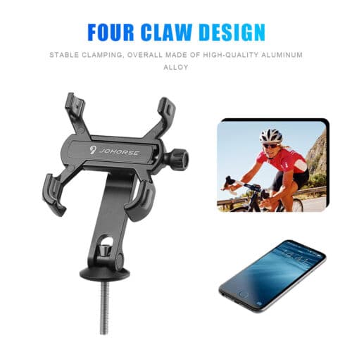 INF Bike Phone Mount Mobiltelefon Holder Anti-shake Cykelstyr 4-klo