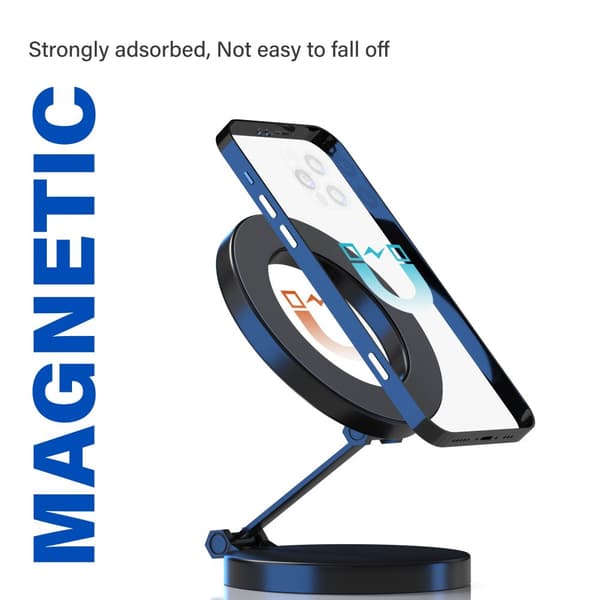 Säker Magnetisk Mobilhållare med 360° Rotation