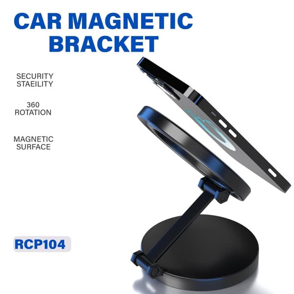 Säker Magnetisk Mobilhållare med 360° Rotation