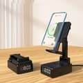 Miniatyrbillede 9 af 11: INF Mobiltelefonholder højttaler med 15W trådløs opladning