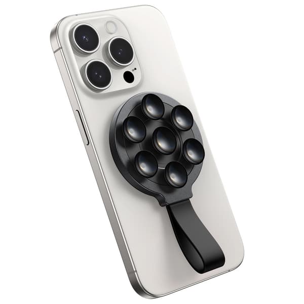 Joyroom magnetisk mobilholder med sugekopper - sort