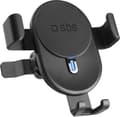 Miniatyrbillede 1 af 3: SBS Wireless Charge Gravity Pro Fan Grill Telefon Holder Bil med Klemme - Sort