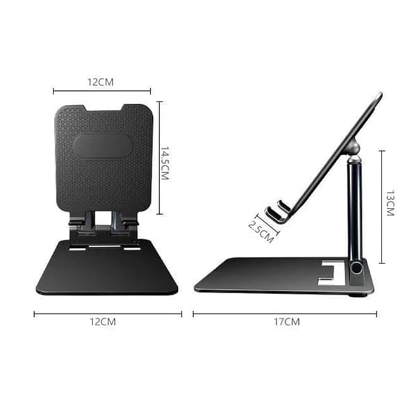 INF Kompakt stativ i aluminiumslegering for nettbrett og telefoner