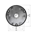 Miniatyrbild 2 av 4: HIKVISION Stödpendel för kupolkameror - DS-1271ZJ-140-DM45 Vit