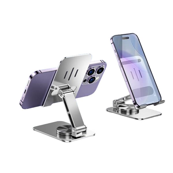 INF Mobiltelefonholder - X8 Carbon Steel Stander Sølv
